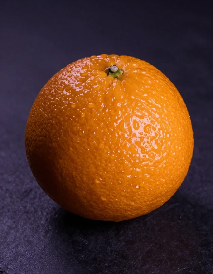 Fresh citrus fruit halved on a dark stone surface showing vitamin C-rich pulp